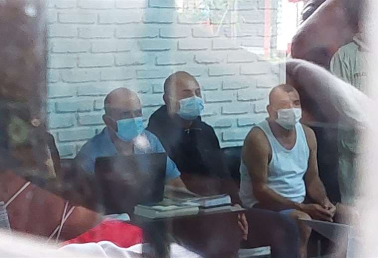 La audiencia de los tres acusados se desarrolla en La Guardia/Foto Jorge Gutiérrez
