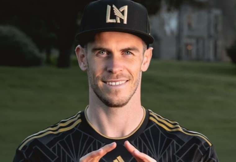 Gareth Bale ya luce la gorra de Los Angeles FC. Foto: Internet