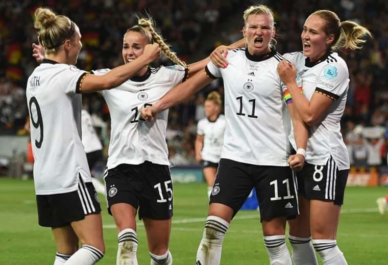 La selección alemana de fútbol femenino es subcampeona de Europa. Foto: Internet