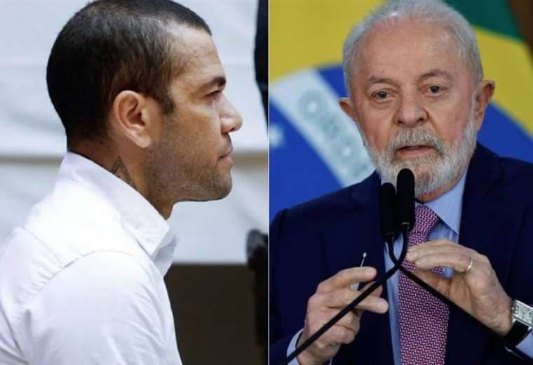 Lula da Silva criticó la libertad bajo fianza de Dani Alves, condenado por violación
