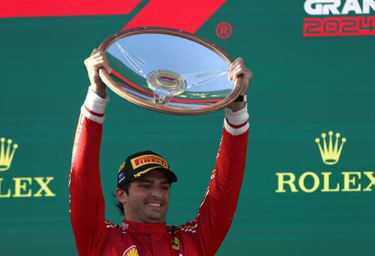 El español Sainz gana un Gran Premio de Australia de Fórmula 1 dominado por Ferrari